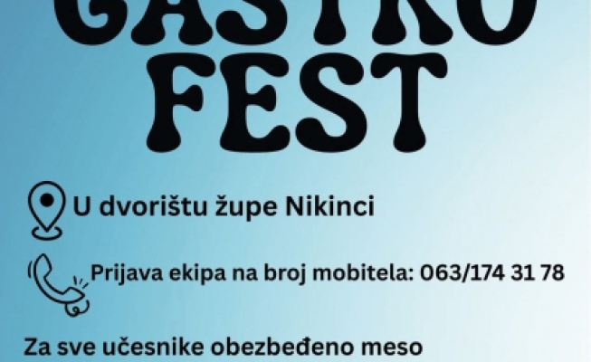 Gastrofest u Nikincima