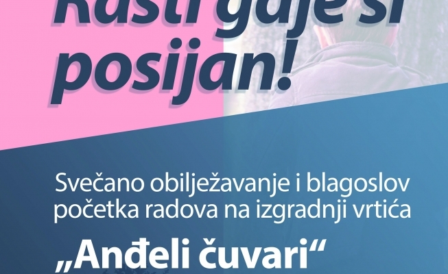 Blagoslov početka radova na izgradnji vrtića »Anđeli čuvari« u Tavankutu